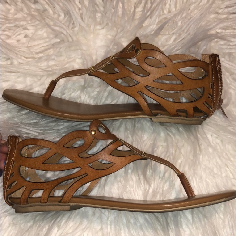 Cathy Jean Brown Sandals